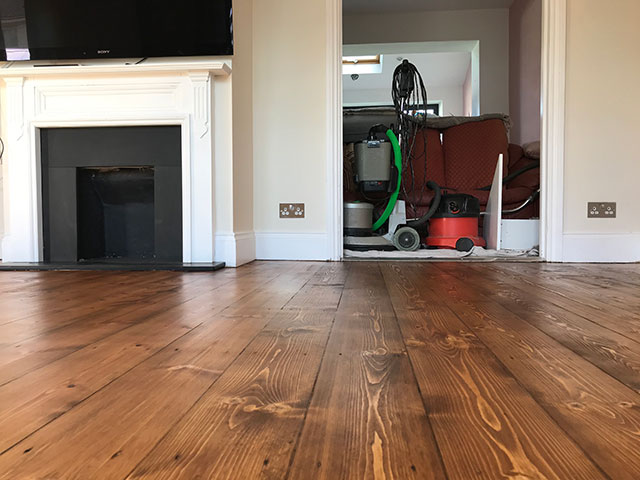 cobham cottage floor restoration - after