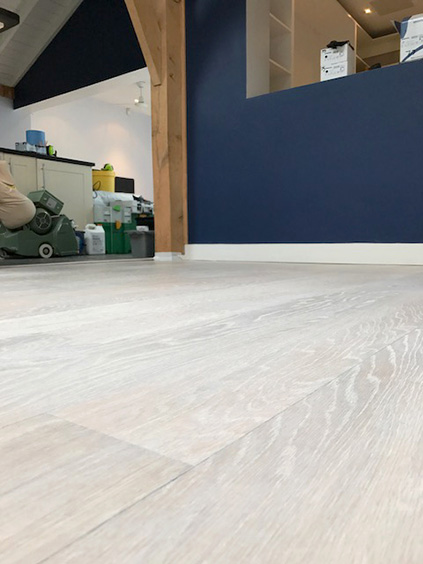 Refinishing old oak floor